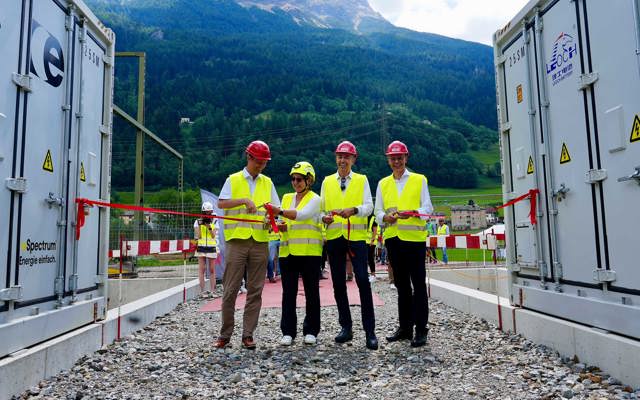 Repower inaugura il suo sistema di accumulo a batteria «Multiflex».