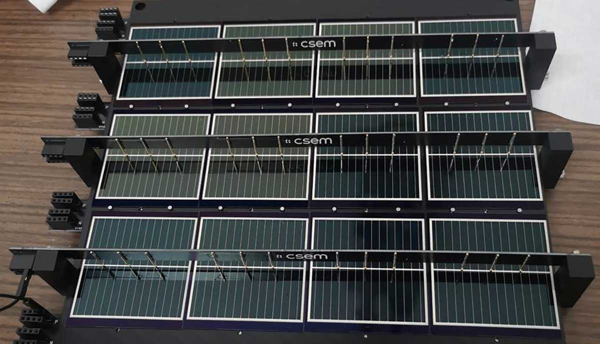 Misure di registrazione su celle solari tandem 